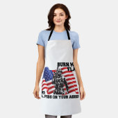 Amerikaanse patriot schort (Gedragen)