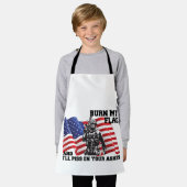 Amerikaanse patriot schort (Gedragen)