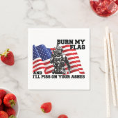 Amerikaanse patriot servet (Insitu)