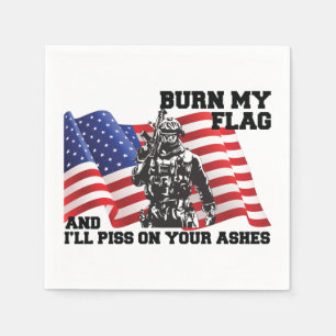Amerikaanse patriot servet