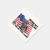 Amerikaanse patriot servet (Hoek)