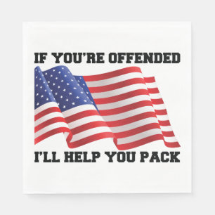 Amerikaanse patriot servet