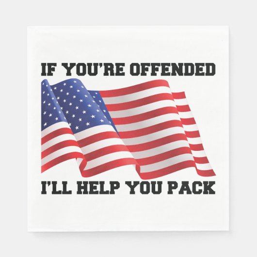 Amerikaanse patriot servet (Voorkant)