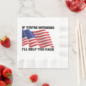 Amerikaanse patriot servet (Insitu)