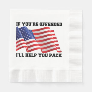 Amerikaanse patriot servet