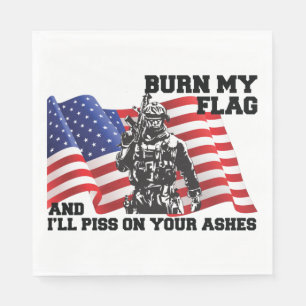 Amerikaanse patriot servet