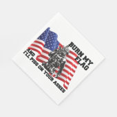 Amerikaanse patriot servet (Hoek)