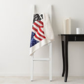 Amerikaanse patriot sherpa deken (In situ)