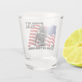 Amerikaanse patriot shot glas (Achterkant)