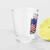 Amerikaanse patriot shot glas (Links)