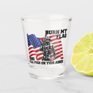 Amerikaanse patriot shot glas