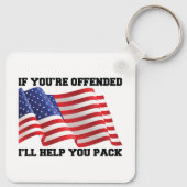 Amerikaanse patriot sleutelhanger (Achterkant)