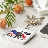 Amerikaanse patriot sleutelhanger (Zijkant)