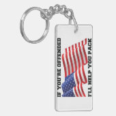 Amerikaanse patriot sleutelhanger (Voorkant Links)