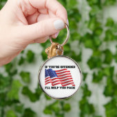 Amerikaanse patriot sleutelhanger (Hand)