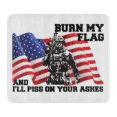 Amerikaanse patriot snijplank (Voorkant)