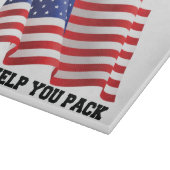 Amerikaanse patriot snijplank (Hoek)