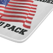 Amerikaanse patriot snijplank (Hoek)