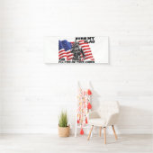 Amerikaanse patriot spandoek (Insitu)