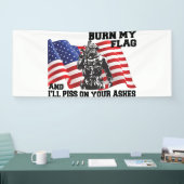 Amerikaanse patriot spandoek (Beurs)