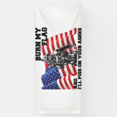 Amerikaanse patriot spandoek (Verticaal)