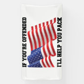 Amerikaanse patriot spandoek (Verticaal)