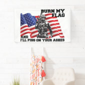 Amerikaanse patriot spandoek (Insitu)
