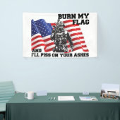 Amerikaanse patriot spandoek (Beurs)