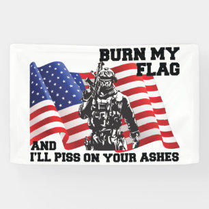 Amerikaanse patriot spandoek
