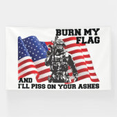 Amerikaanse patriot spandoek (Horizontaal)