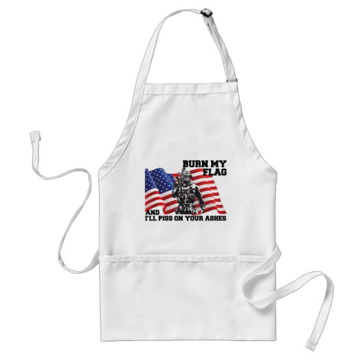 Amerikaanse patriot standaard schort (Voorkant)