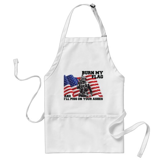 Amerikaanse patriot standaard schort (Voorkant)