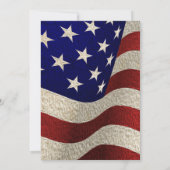 Amerikaanse Patriot  Stars and Stripes Amerikaanse Kaart (Achterkant)