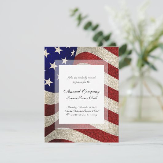 Amerikaanse Patriot  Stars and Stripes Amerikaanse Kaart (Staand voorkant)