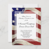 Amerikaanse Patriot  Stars and Stripes Amerikaanse Kaart (Achterkant)