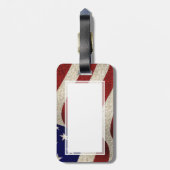 Amerikaanse patriot sterren en Stripes Amerikaans Bagagelabel (Achterkant verticaal)