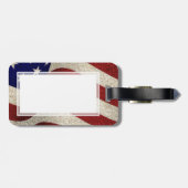 Amerikaanse patriot sterren en Stripes Amerikaans Bagagelabel (Achterkant horizontaal)