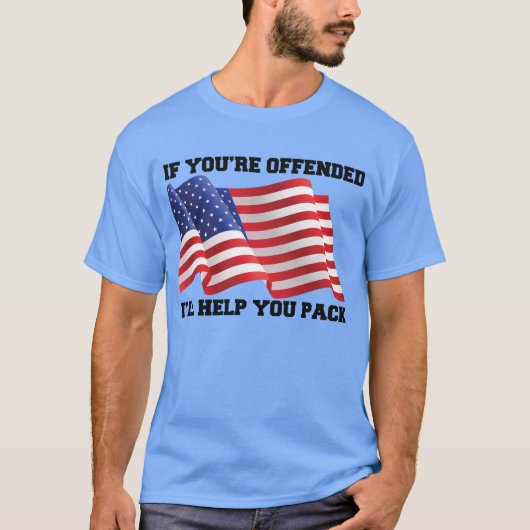 Amerikaanse patriot t-shirt (Voorkant)