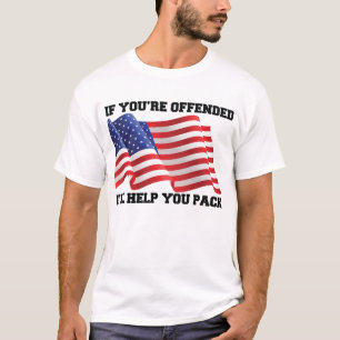 Amerikaanse patriot t-shirt