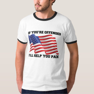 Amerikaanse patriot t-shirt