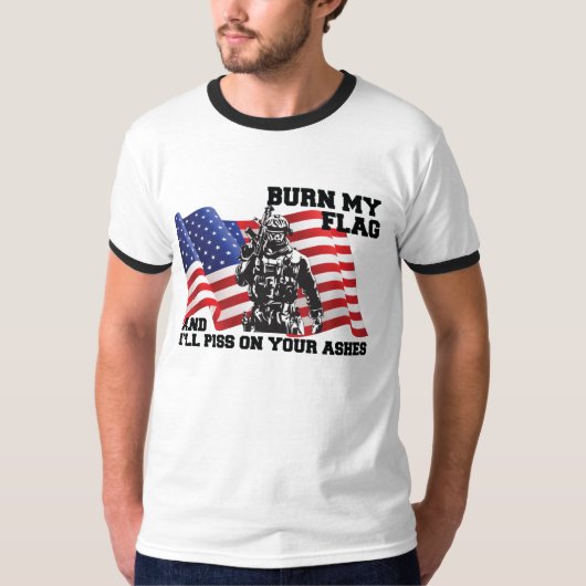 Amerikaanse patriot  t-shirt (Voorkant)