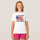 Amerikaanse patriot t-shirt (Voorkant volledig)