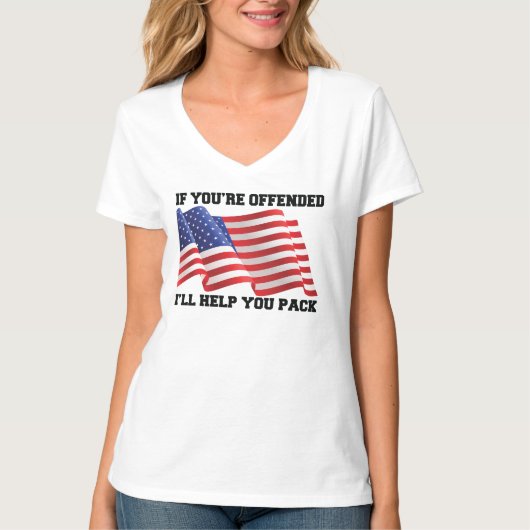 Amerikaanse patriot t-shirt (Voorkant)