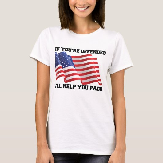 Amerikaanse patriot t-shirt (Voorkant)