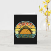 Amerikaanse Patriot T-shirt Funny Let's Go Taco Vr Kaart (Gele Bloem)