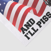 Amerikaanse patriot tissuepapier (Detail)