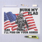 Amerikaanse patriot tissuepapier (Craft)
