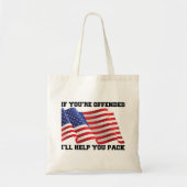 Amerikaanse patriot tote bag (Voorkant)