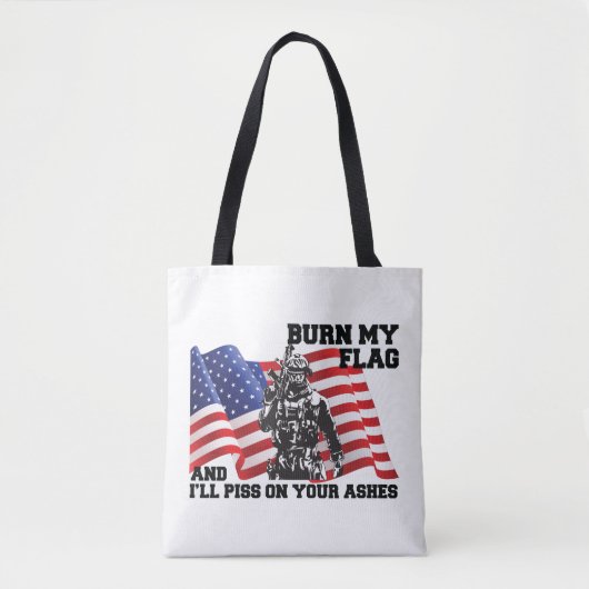 Amerikaanse patriot tote bag (Voorkant)