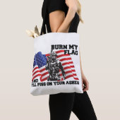 Amerikaanse patriot tote bag (Dichtbij)
